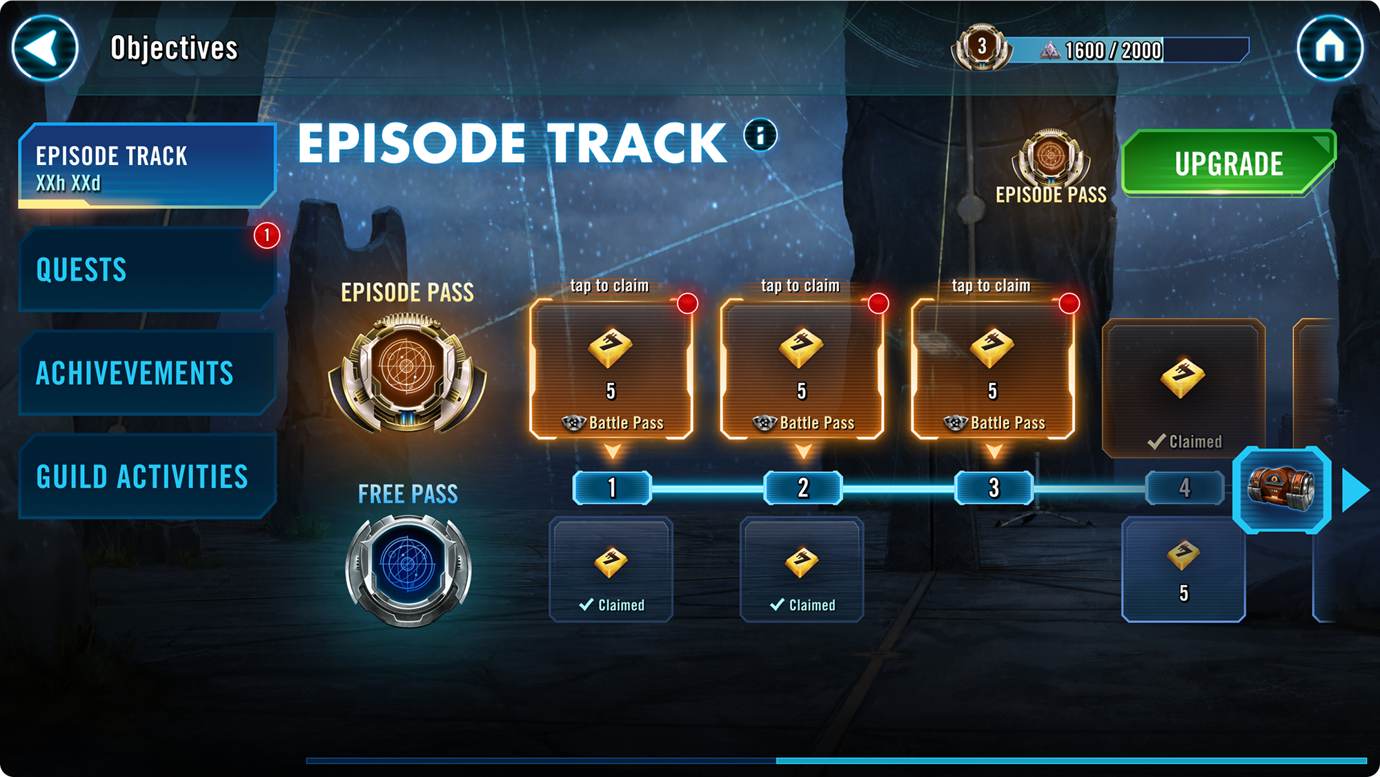 Episode Track — state design