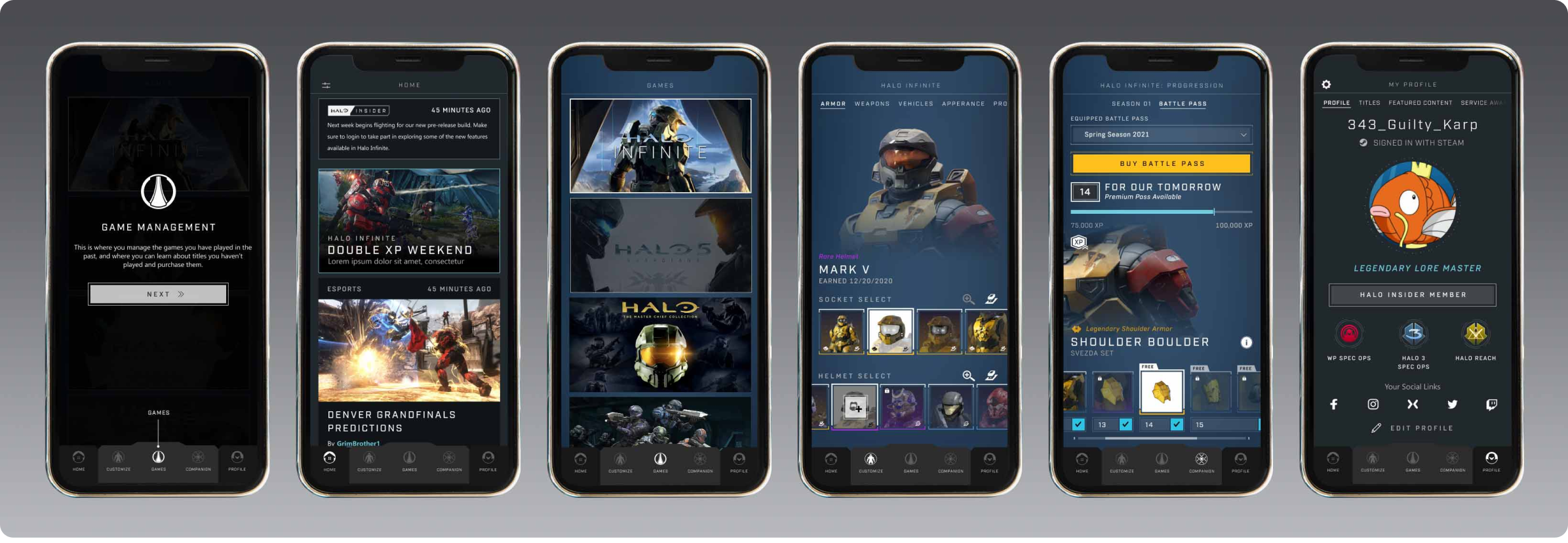 Halo Waypoint mobile app hero